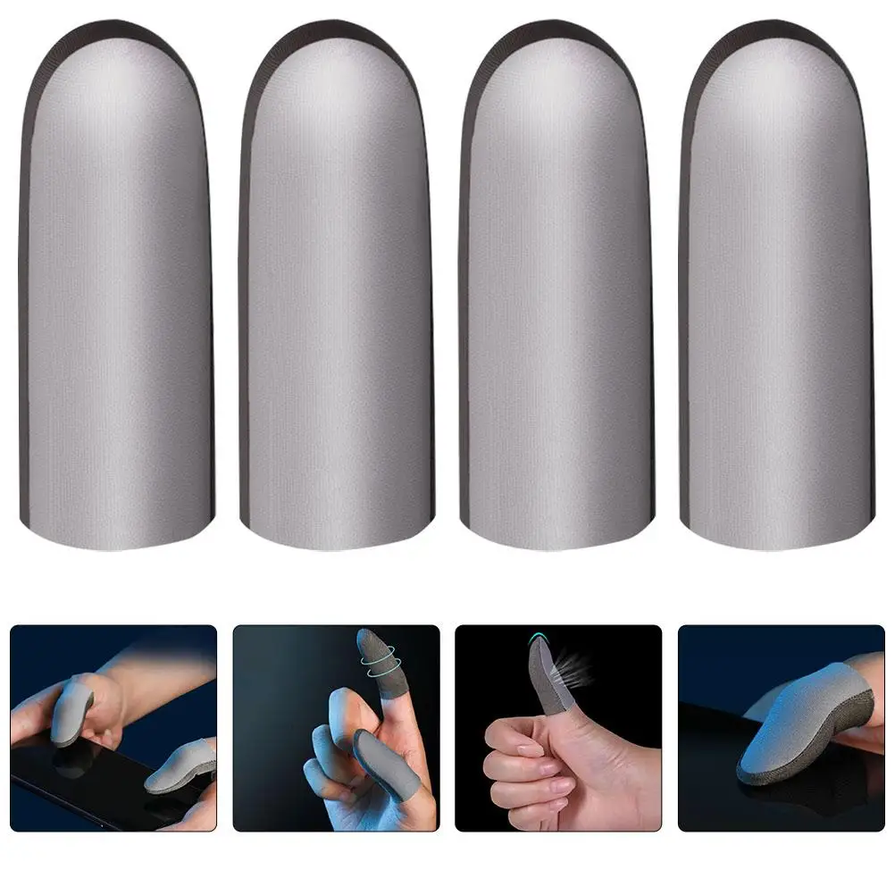 2 Pairs Anti-slip Finger Cots Touch Screen Supplies Sweat-resistant Thumb Protectors Lightweight Portable Thumb Sleeves Finger
2 Pairs Anti-slip Finger Cots Touch Screen Supplies Sweat-resistant Thumb Protectors Lightweight Portable Thumb Sleeves Finger