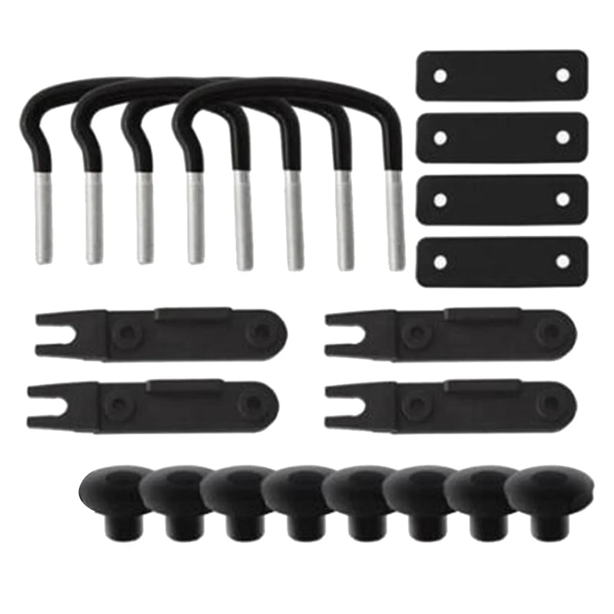 #318F Roof Box U-Bolt Clips Roof Rack U-Brackets Luggage Accessory Kit Automotive (Black)
#318F Roof Box U-Bolt Clips Roof Rack U-Brackets Luggage Accessory Kit Automotive (Black)