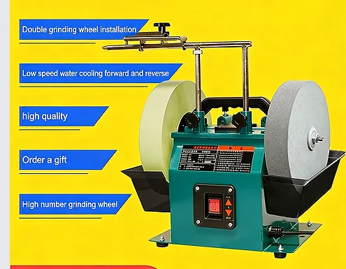 2025 SCM8101 Knife Grinding Machine Grinding Kitchen Knife Water Cold Sharpening Knife Grinding Scissors Low Speed Ele
2025 SCM8101 Knife Grinding Machine Grinding Kitchen Knife Water Cold Sharpening Knife Grinding Scissors Low Speed Ele