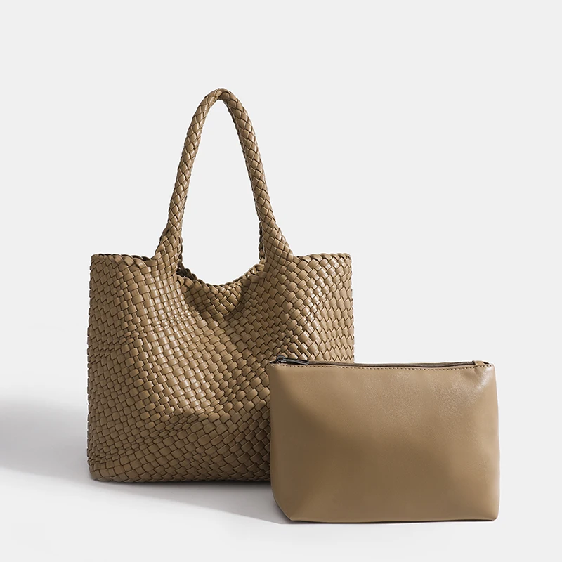 Women's Bags Luxury Designer Shoulder Bag High Capacity Pu Leather Hand Woven Women's Handbag
Women's Bags Luxury Designer Shoulder Bag High Capacity Pu Leather Hand Woven Women's Handbag