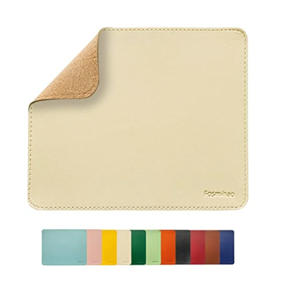 Leather Mouse Pad - Wood Mouse Pad, Double Side Mouse Pad with Stitched Edge, Waterproof Ultra Thin Mouse Pad for Computers, La
Leather Mouse Pad - Wood Mouse Pad, Double Side Mouse Pad with Stitched Edge, Waterproof Ultra Thin Mouse Pad for Computers, La