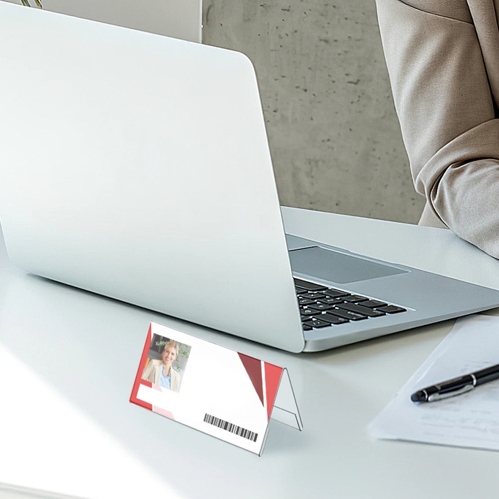 10pcs Clear Acrylic Name Tent Holders 120X60Mm Desk Name Plate For Conference Meeting Office Table Card Holder
10pcs Clear Acrylic Name Tent Holders 120X60Mm Desk Name Plate For Conference Meeting Office Table Card Holder