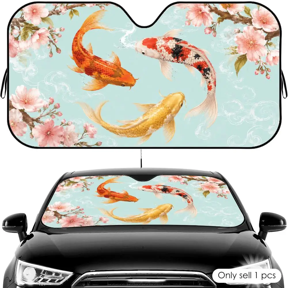 Sakura Koi Journey Sun Visor Car Front Windshield Shade UV Block Heat Shield Foldable Universal Fit Cover
Sakura Koi Journey Sun Visor Car Front Windshield Shade UV Block Heat Shield Foldable Universal Fit Cover