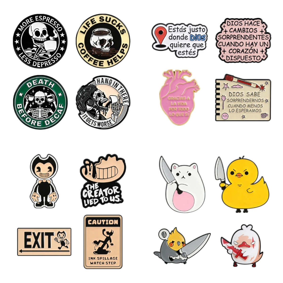 4-16pcs/set Metal Accessories Badge Collection Enamel Pins Brooches man and woman Various shapes Jewelry Gift
4-16pcs/set Metal Accessories Badge Collection Enamel Pins Brooches man and woman Various shapes Jewelry Gift 