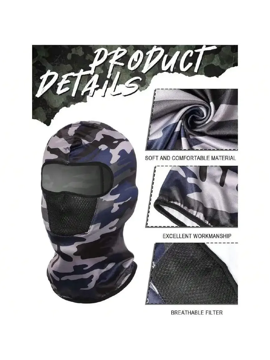 Camo Balaclava Ski Mask Full Face Breathable Sun Hood For Men Women Winter Motorcycle Outdoor
Camo Balaclava Ski Mask Full Face Breathable Sun Hood For Men Women Winter Motorcycle Outdoor