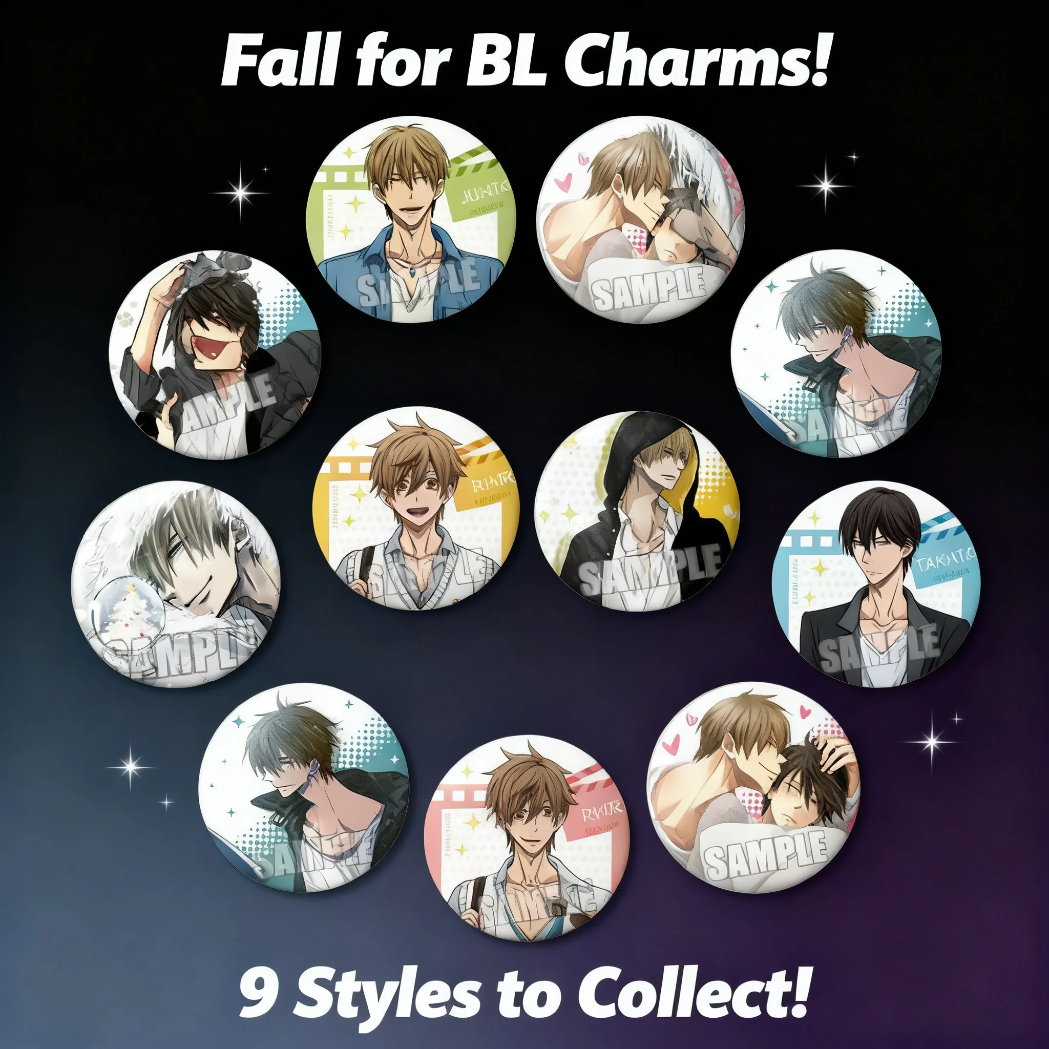 Anime Badge Higashiya Juntai Narumiya Ryo Pin Brooch Collectible Gift Merchandise The Most Huggable Man Threatened Me Series
Anime Badge Higashiya Juntai Narumiya Ryo Pin Brooch Collectible Gift Merchandise The Most Huggable Man Threatened Me Series