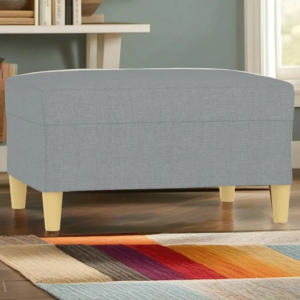 Light Gray Fabric Footstool - 27.6x21.7x16.1 Inch Soft Ottoman for Living Room, Bedroom, and Office
Light Gray Fabric Footstool - 27.6x21.7x16.1 Inch Soft Ottoman for Living Room, Bedroom, and Office