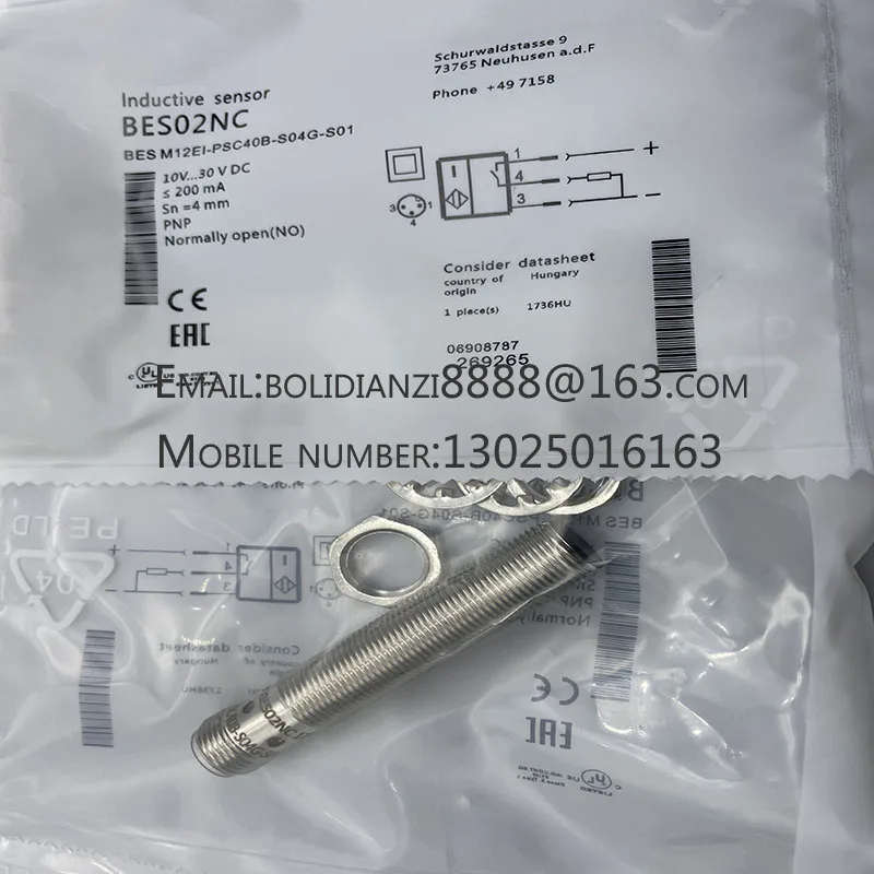 Совершенно новый оригинальный датчик BES0567 BES M12EI-PSC40A-S04G-S02 гарантия один год на складе.
Совершенно новый оригинальный датчик BES0567 BES M12EI-PSC40A-S04G-S02 гарантия один год на складе.