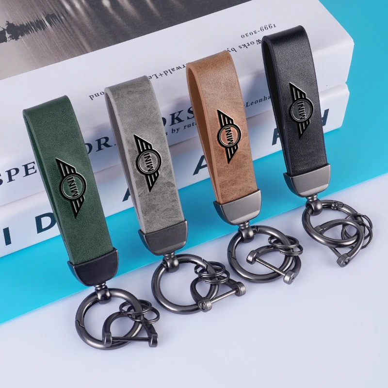 Metal Leather Car Keychain Key Chain For BMW Mini Cooper Countryman Clubman R55 R56 R60 F54 F55 F56 F60 Ring Pendant Accessories
Metal Leather Car Keychain Key Chain For BMW Mini Cooper Countryman Clubman R55 R56 R60 F54 F55 F56 F60 Ring Pendant Accessories