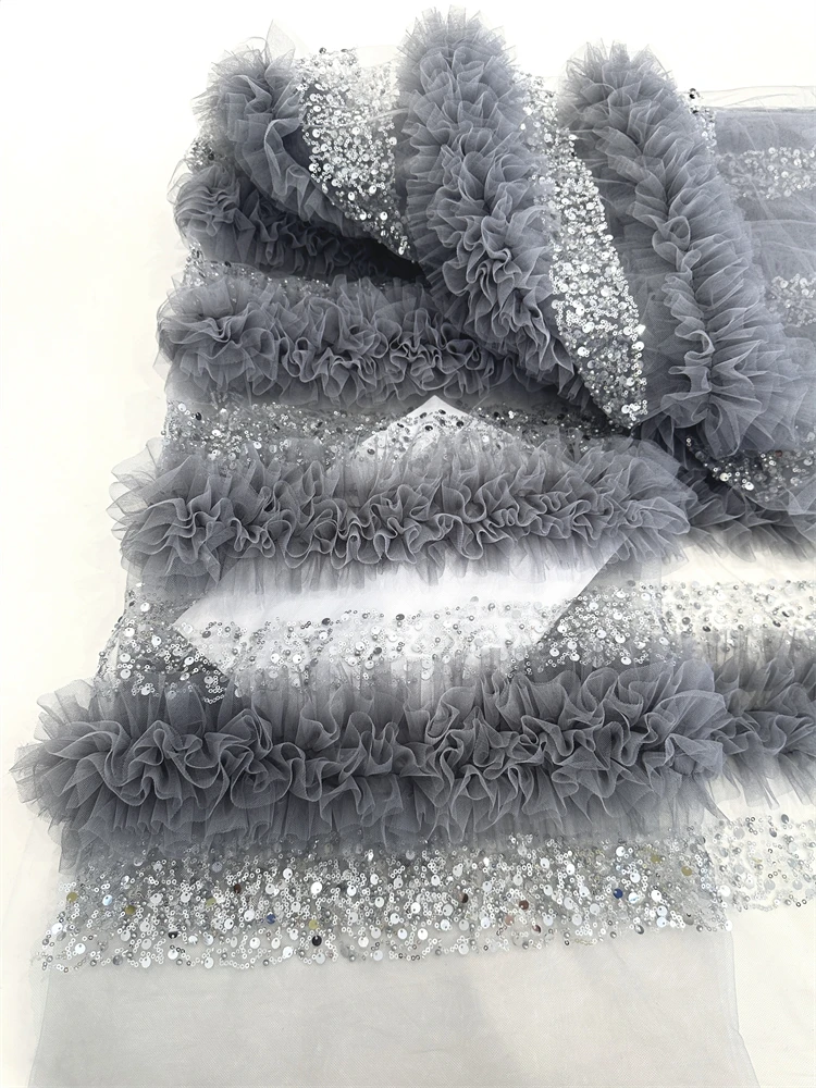 2025 High Quality Luxury French Tulle Sequins Net Lace Fabric African Sequins Lace Fabric For Nigeria Wedding Dress Party Sewing
2025 High Quality Luxury French Tulle Sequins Net Lace Fabric African Sequins Lace Fabric For Nigeria Wedding Dress Party Sewing