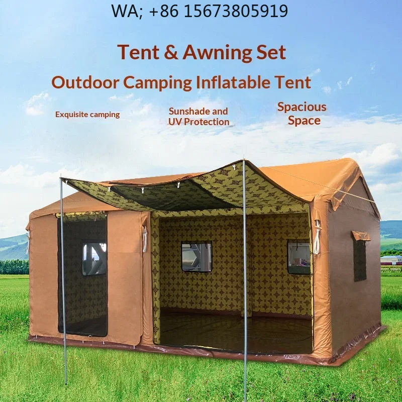Large Quick Open Inflatable Tent Oxford Fabric Portable Waterproof Outdoor Camping Tent for Middle East Summer Use
Large Quick Open Inflatable Tent Oxford Fabric Portable Waterproof Outdoor Camping Tent for Middle East Summer Use