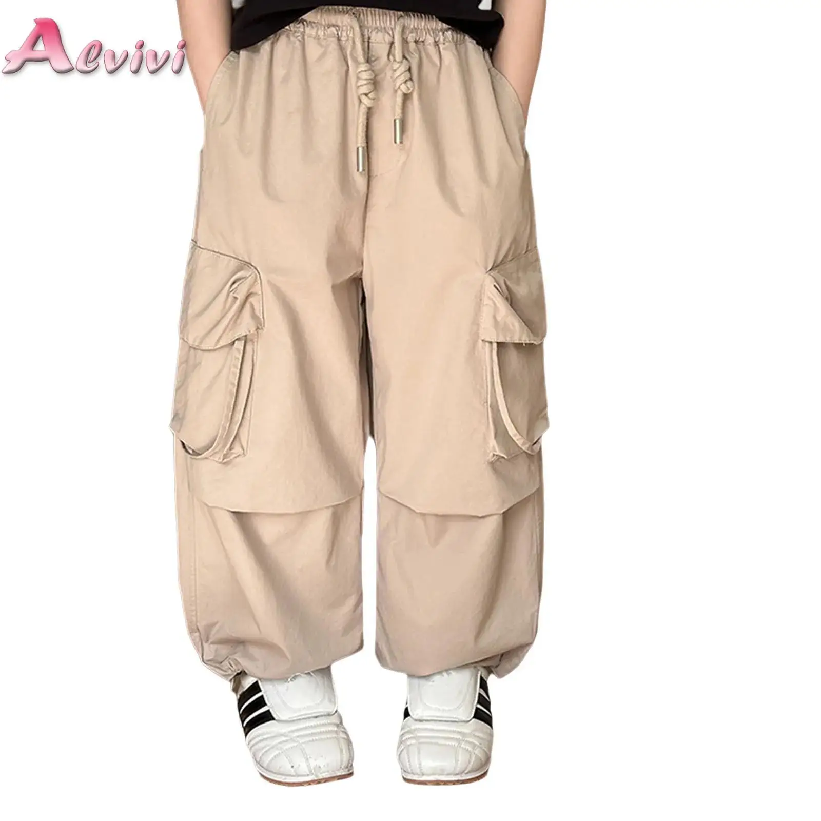 Kids Girls Boys Ruched Casual Baggy Cargo Pants Solid Joggers Wide Leg Pants Drawstring Trousers Y2K Streetwear Sweatpants
Kids Girls Boys Ruched Casual Baggy Cargo Pants Solid Joggers Wide Leg Pants Drawstring Trousers Y2K Streetwear Sweatpants