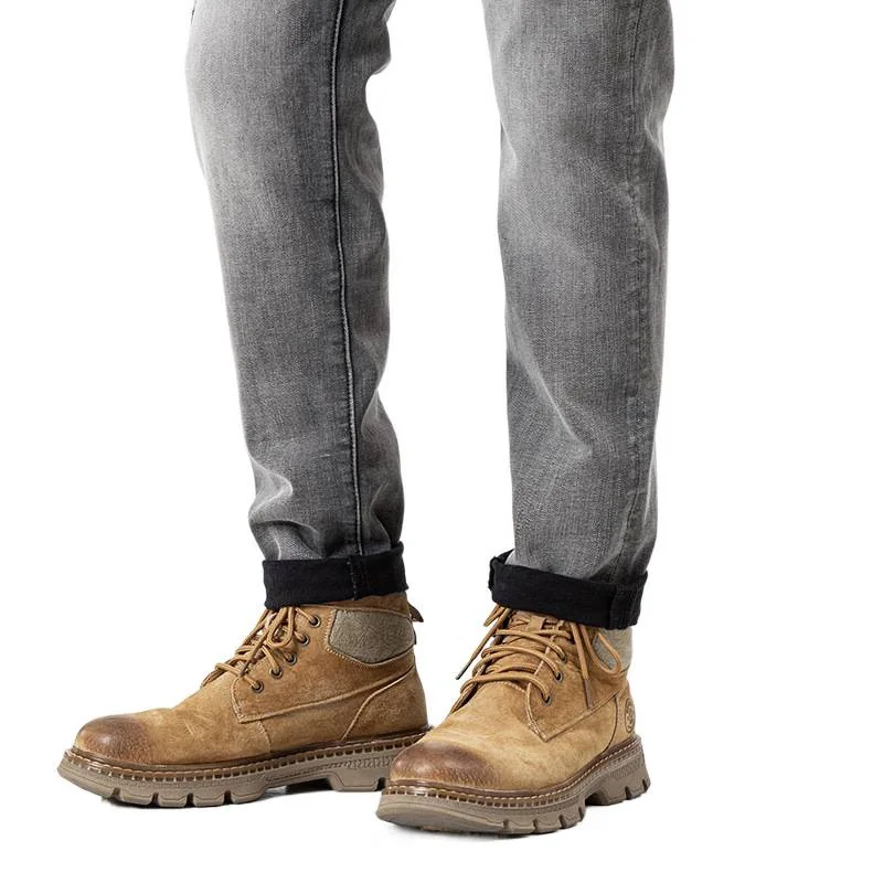 Дымчато-серые джинсы, мужские, осенний стиль 2021, тяжелые, высококачественные, ностальгические, стираные, эластичные, маленькие прямые брюки в стиле ретро
Дымчато-серые джинсы, мужские, осенний стиль 2021, тяжелые, высококачественные, ностальгические, стираные, эластичные, маленькие прямые брюки в стиле ретро