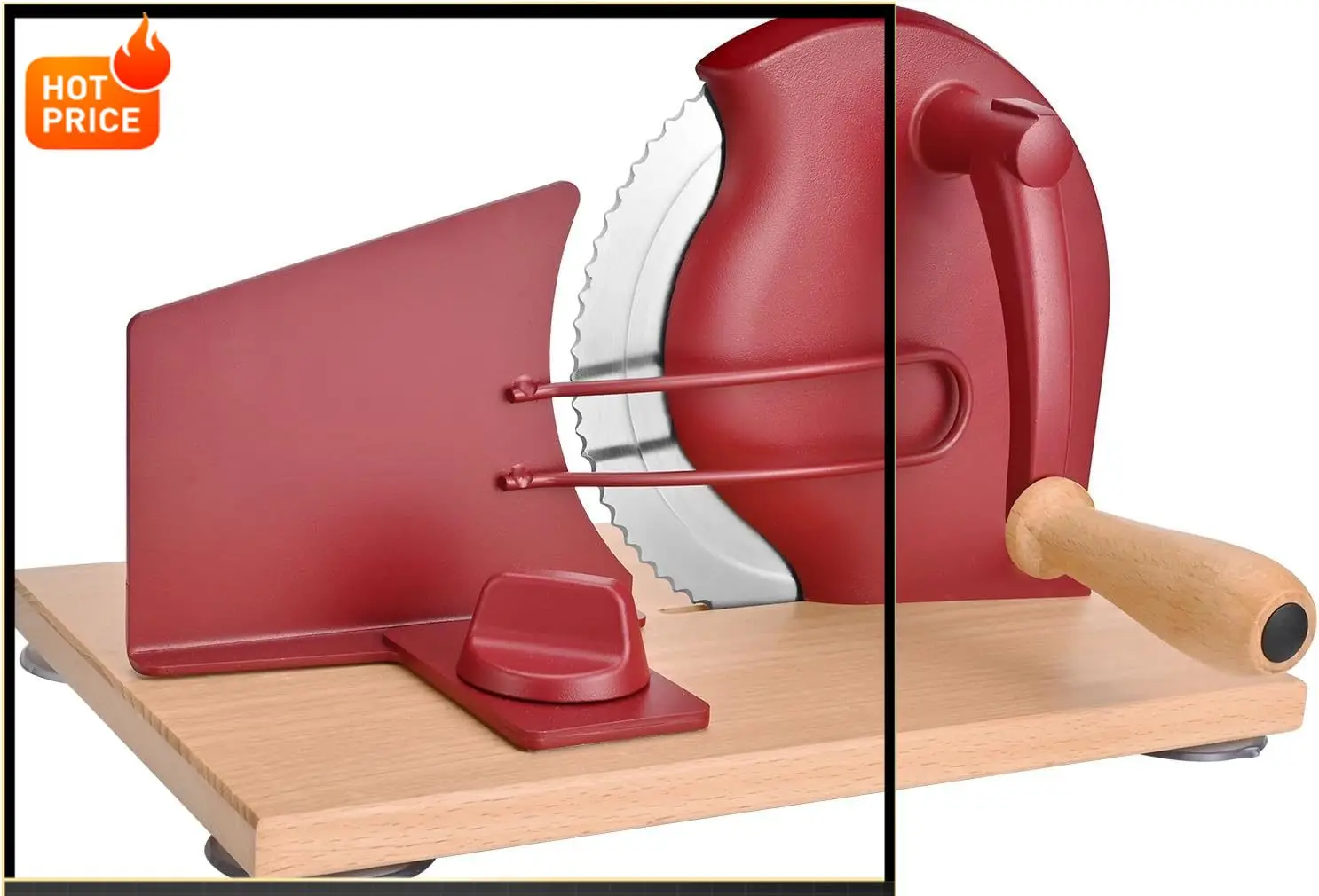 BestsellerManual Bread Slicer with Hand Crank, Classic Home Bread Slicer for Homemade Sourdough, Rotary Slicer with Adjustable T
BestsellerManual Bread Slicer with Hand Crank, Classic Home Bread Slicer for Homemade Sourdough, Rotary Slicer with Adjustable T