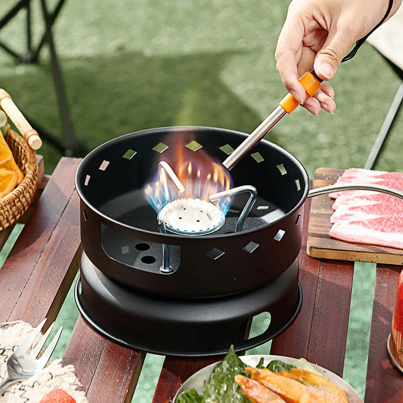 Windproof Camping Stovetop Gas Stovetop Cook Gear Lightweight Portable Burner Backpacking Stovetop for Picnic Fishing Hiking
Windproof Camping Stovetop Gas Stovetop Cook Gear Lightweight Portable Burner Backpacking Stovetop for Picnic Fishing Hiking