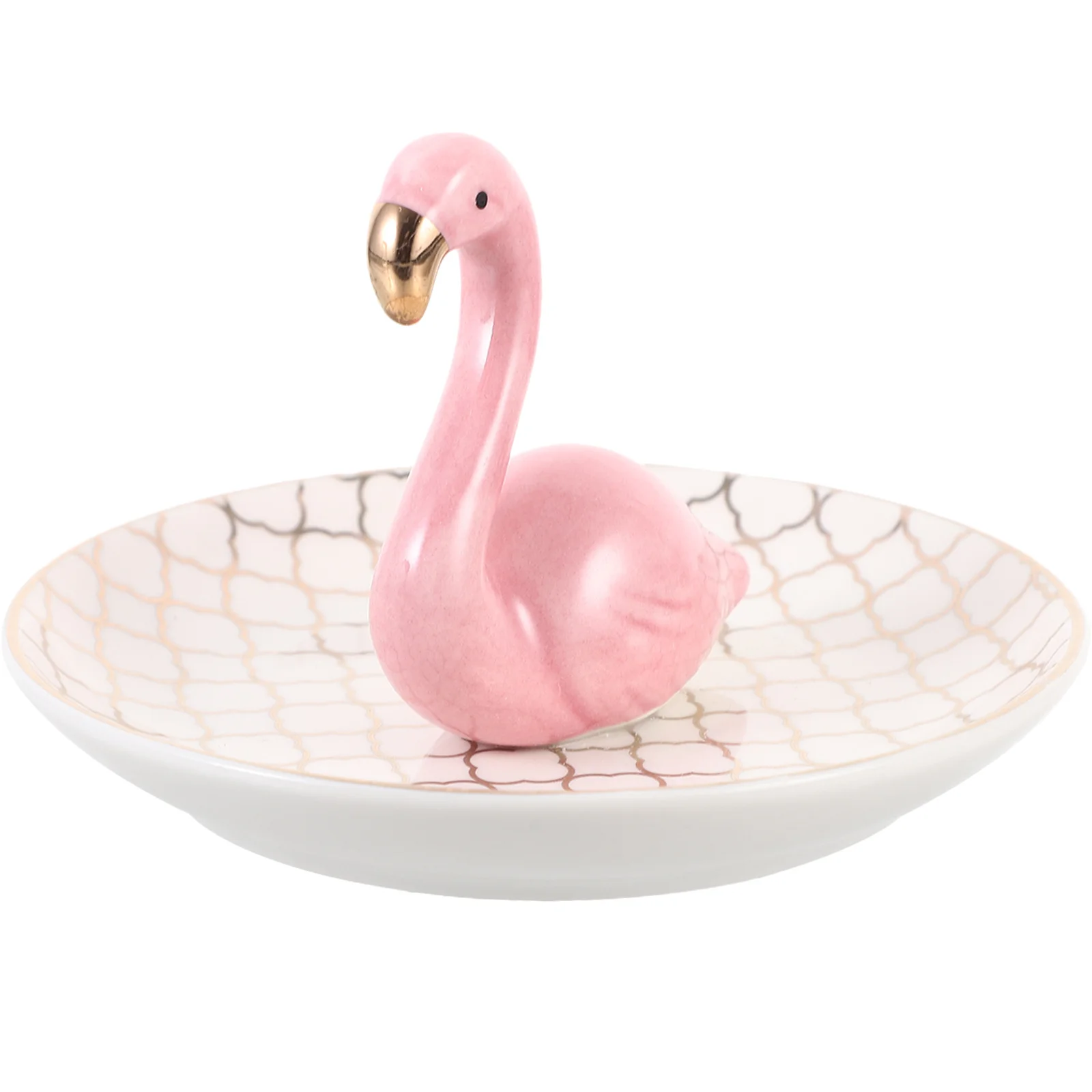 Flamingo Jewelry Tray Ceramic Porcelain Flamingo Ring Holder Display Dish Decorative Jewelry Organizer Home Desktop Storage
Flamingo Jewelry Tray Ceramic Porcelain Flamingo Ring Holder Display Dish Decorative Jewelry Organizer Home Desktop Storage