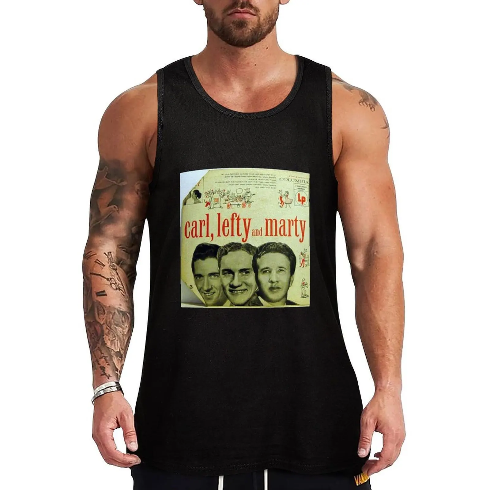 Carl, Lefty and Marty; 1956 Country, Rockabilly 10 lp Cover Tank Top Casual Soft Tank Top Loose Sleeveless Everyday Shirt
Carl, Lefty and Marty; 1956 Country, Rockabilly 10 lp Cover Tank Top Casual Soft Tank Top Loose Sleeveless Everyday Shirt