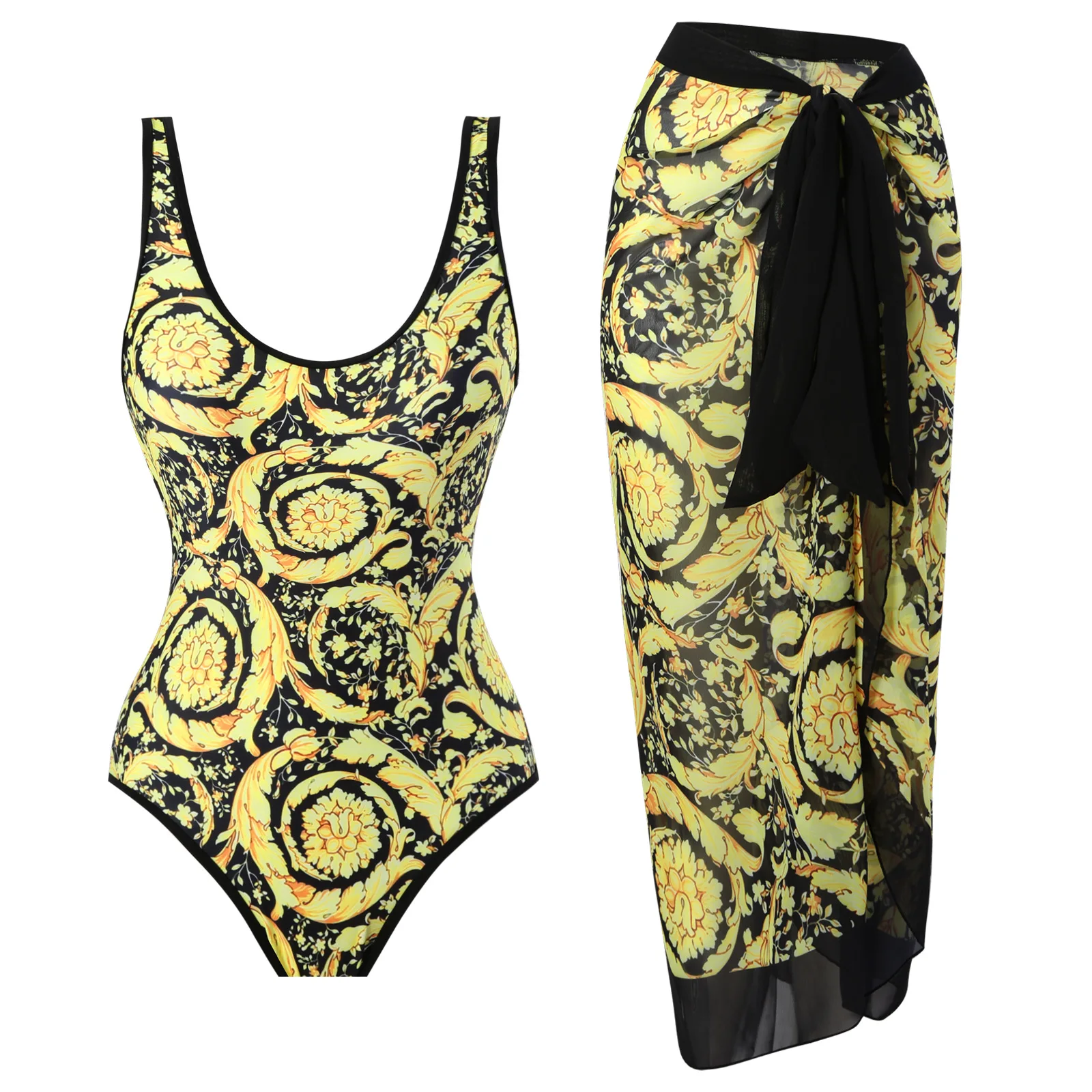 2026 Printed Swimwear Women One Piece Swimsuit With Beach Skirt Bathers Bathing Swimming Swim Suit Beachwear
2026 Printed Swimwear Women One Piece Swimsuit With Beach Skirt Bathers Bathing Swimming Swim Suit Beachwear
