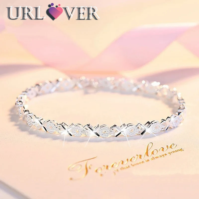 High Quality 925 Sterling Silver Fashion Multiple Styles Bracelet Chain For Women Fashion Wedding Party Beautiful Jewelry Gift
High Quality 925 Sterling Silver Fashion Multiple Styles Bracelet Chain For Women Fashion Wedding Party Beautiful Jewelry Gift