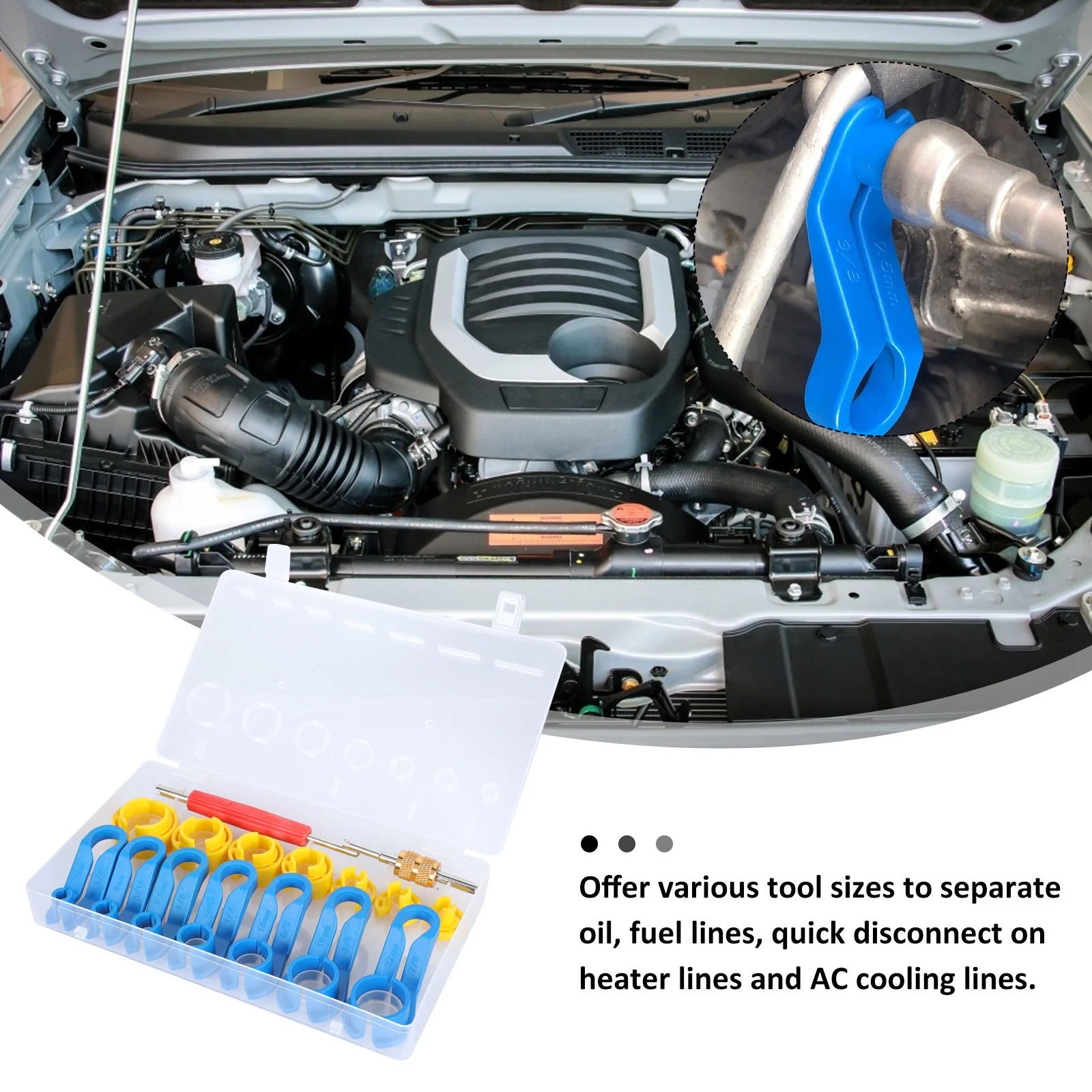 1Set Fuel Line Removal Tool Practical Car Fuel Line Disconnect Tool for Domestic Import Vehicles Automotive Repair Supplies 
1Set Fuel Line Removal Tool Practical Car Fuel Line Disconnect Tool for Domestic Import Vehicles Automotive Repair Supplies