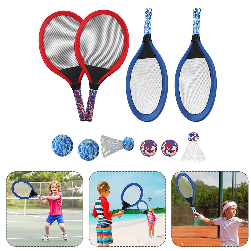 2Sets Youth Tennis Racket Set Ergonomic Grip Design for Small Hands Vibrant Colors Engage Kids in Active Play At Park Or Shore
2Sets Youth Tennis Racket Set Ergonomic Grip Design for Small Hands Vibrant Colors Engage Kids in Active Play At Park Or Shore