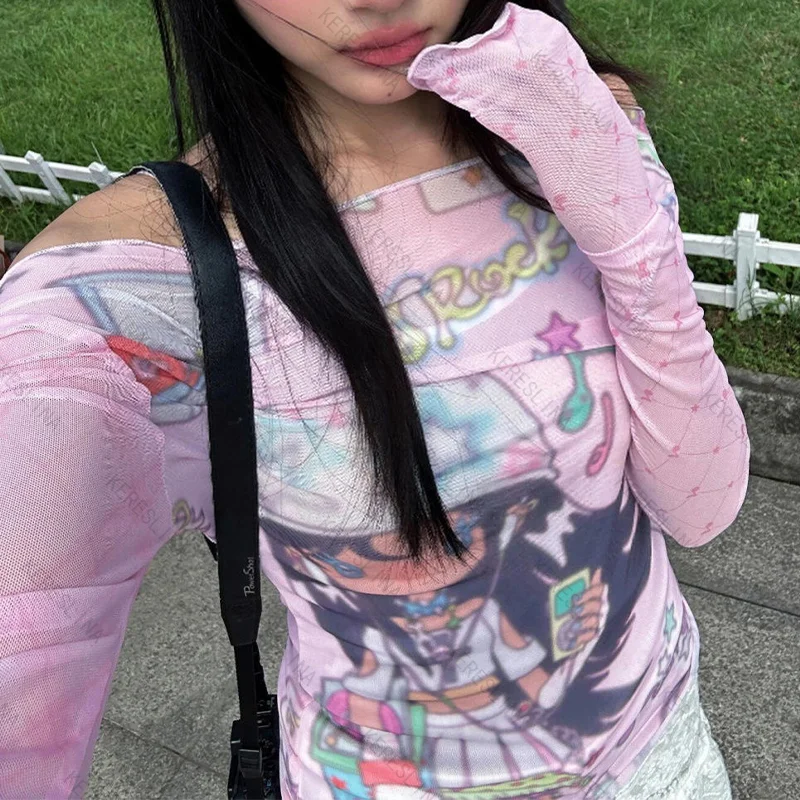 New subculture millennial hot girls Y2k Vintage high street fashion style long sleeved top fashionable versatile street wear top
New subculture millennial hot girls Y2k Vintage high street fashion style long sleeved top fashionable versatile street wear top