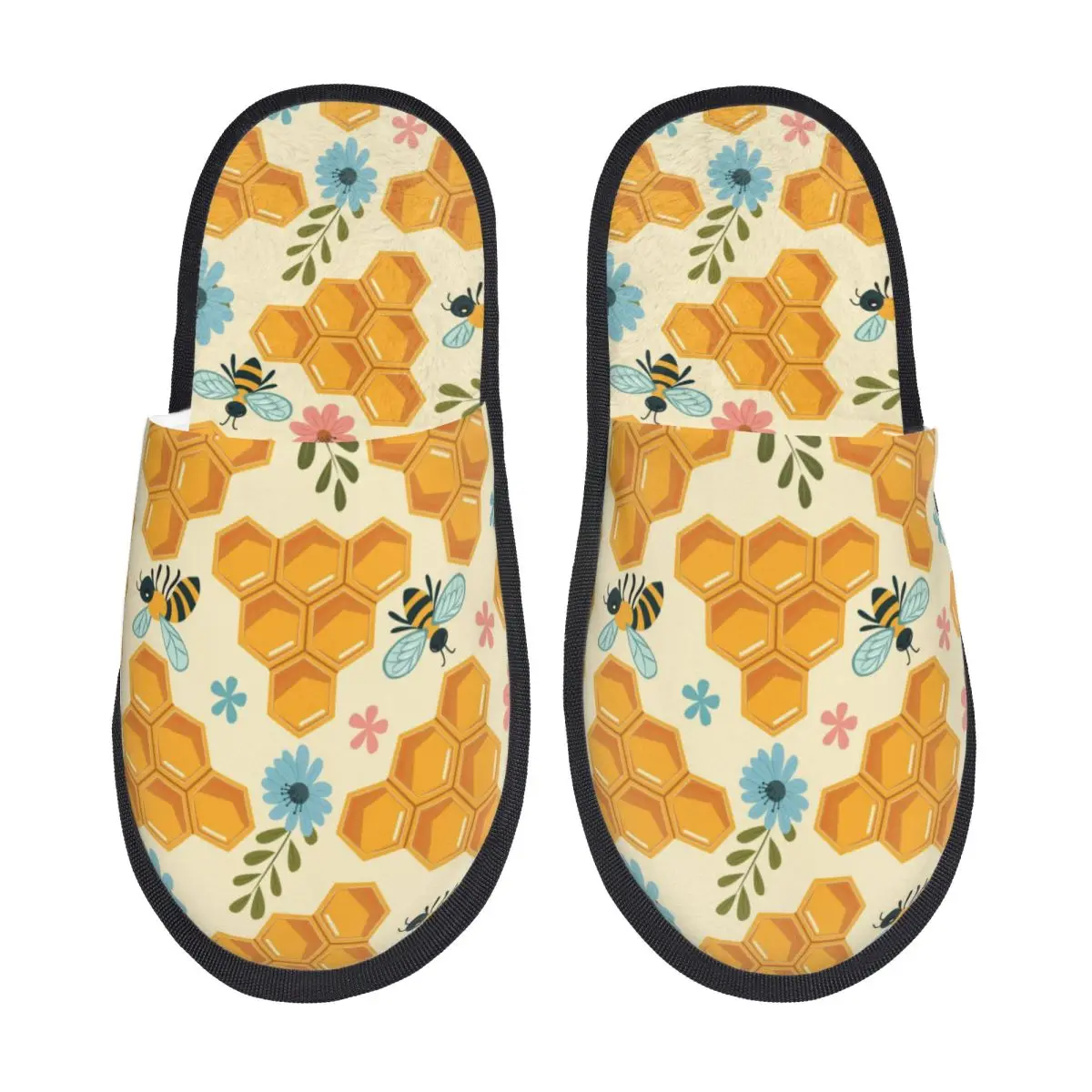 Custom Honeycombs Bees And Flowers House Slippers Women Comfy Memory Foam Slip On Bedroom Slipper Shoes
Custom Honeycombs Bees And Flowers House Slippers Women Comfy Memory Foam Slip On Bedroom Slipper Shoes
