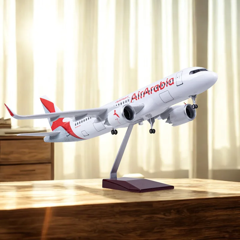 Model Airplane 47cm A320 Arabia Airlines diecast plane Model Child toy Resin With Light Wheel Base Collected Gift By Aviation
Model Airplane 47cm A320 Arabia Airlines diecast plane Model Child toy Resin With Light Wheel Base Collected Gift By Aviation