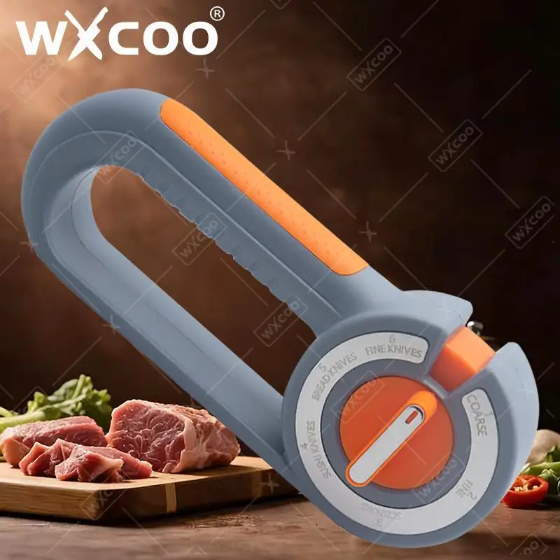 WXCOO Portable Sharpener Manual 6 Stage Knife Sharpening Tool for Kitchen Scissors Boning Meat Chef Knife Sharpening Stone
WXCOO Portable Sharpener Manual 6 Stage Knife Sharpening Tool for Kitchen Scissors Boning Meat Chef Knife Sharpening Stone