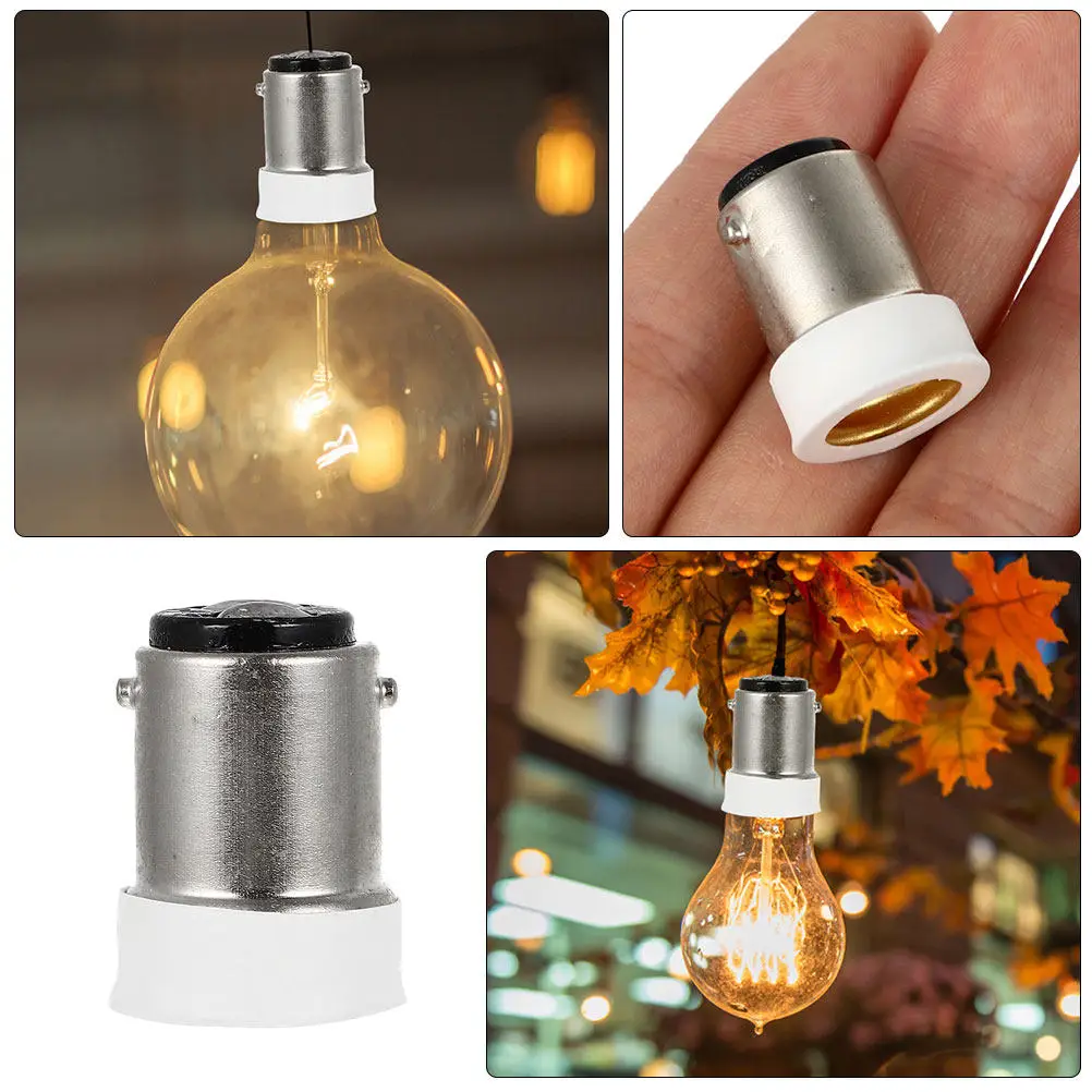 6Pcs Bulb Socket Converters B15d to E14 Lamp Holder Replacement Light Socket Converter for Hanging Lamps Fixtures
6Pcs Bulb Socket Converters B15d to E14 Lamp Holder Replacement Light Socket Converter for Hanging Lamps Fixtures