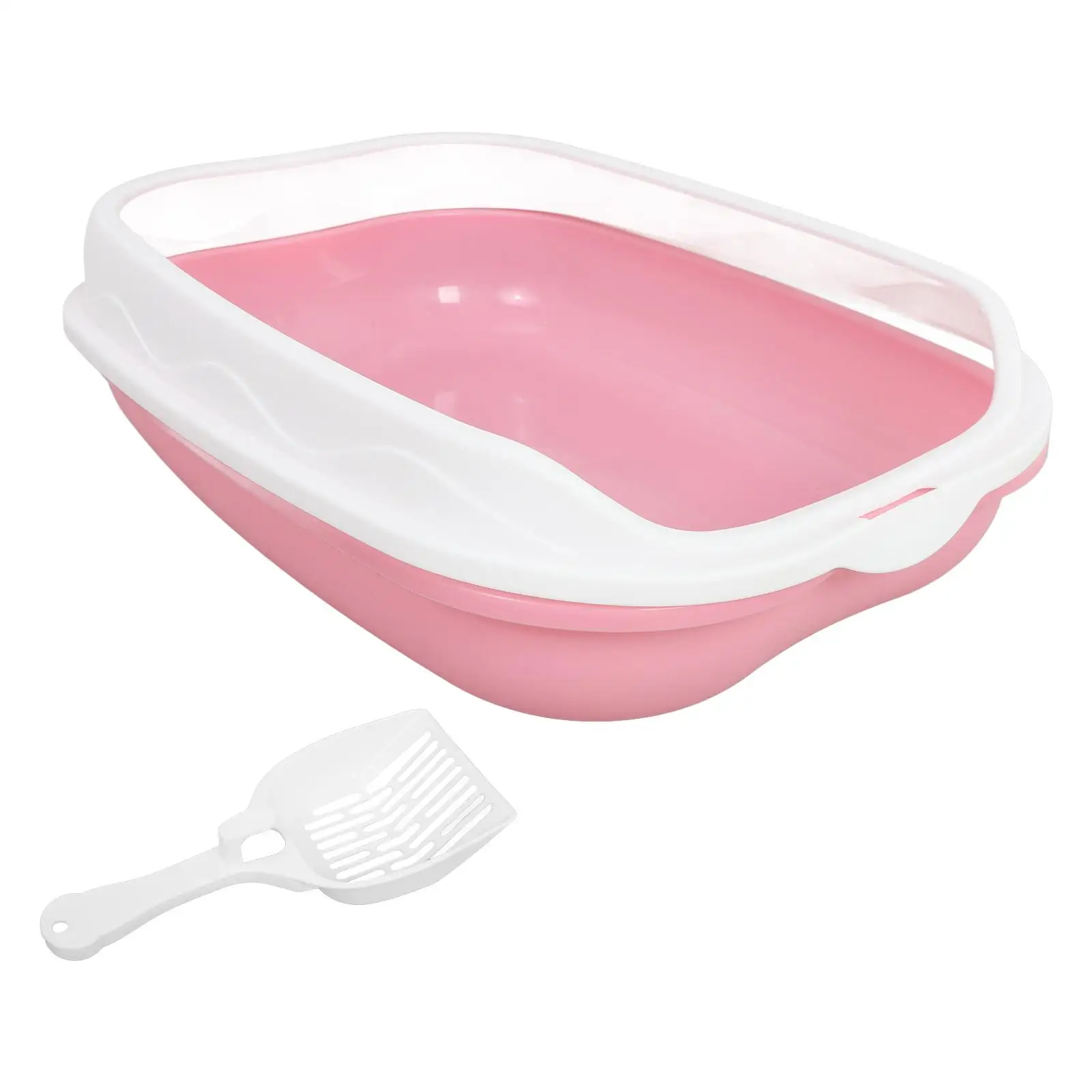 1 Set Removable Cat Litter Box with Semi Closed Anti-Splashing Kittens Potty Plastic Cat Litter Case with Scoops for Indoor Smal
1 Set Removable Cat Litter Box with Semi Closed Anti-Splashing Kittens Potty Plastic Cat Litter Case with Scoops for Indoor Smal