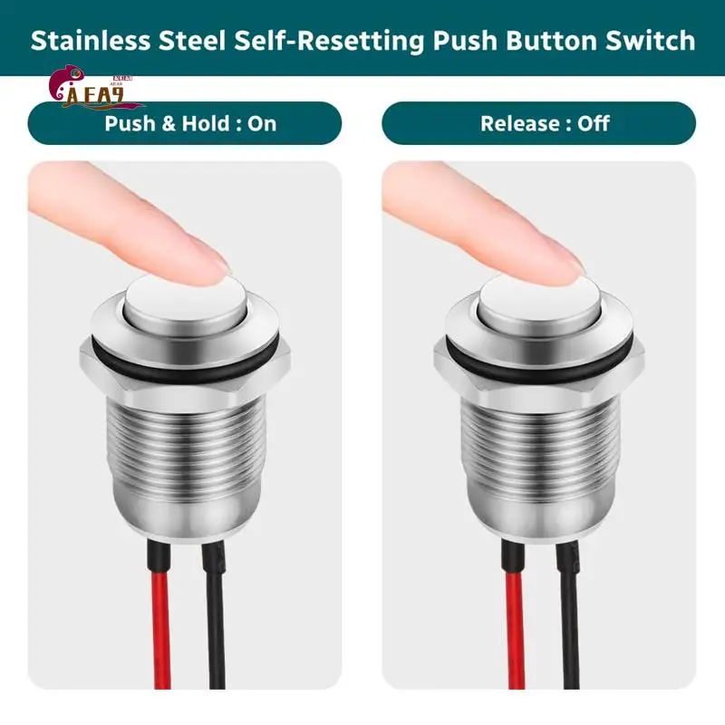 AEA9-6 шт. переключатели давления, переключатель мгновенного давления 12 мм, металлическая водонепроницаемая кнопка, выступающий переключатель давления с проводом
AEA9-6 шт. переключатели давления, переключатель мгновенного давления 12 мм, металлическая водонепроницаемая кнопка, выступающий переключатель давления с проводом