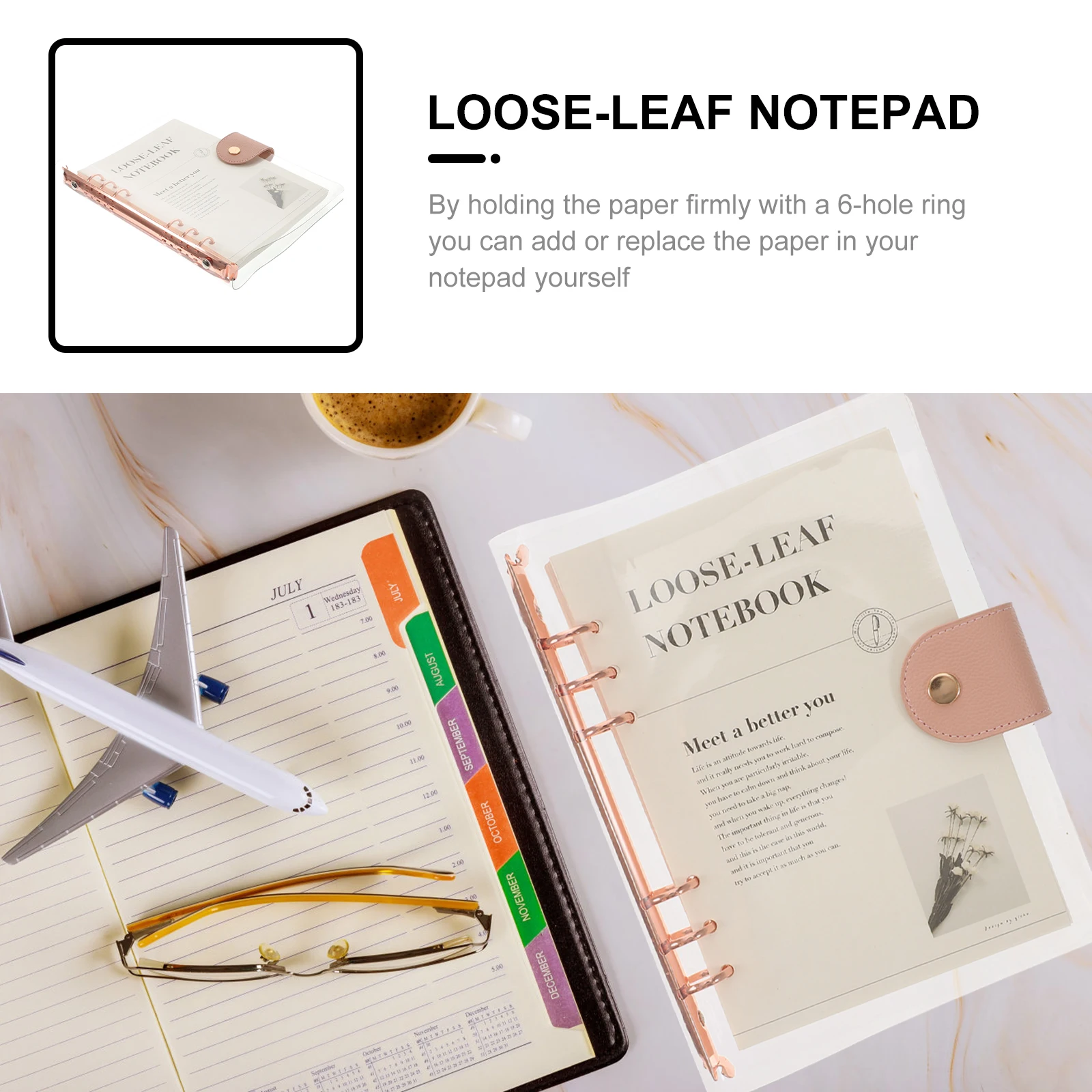 A5 Loose-Leaf Notebook Refill Sheets Transparent Office Memo Pad Planner Notepad Binder Detachable Scrapbook For Students
A5 Loose-Leaf Notebook Refill Sheets Transparent Office Memo Pad Planner Notepad Binder Detachable Scrapbook For Students