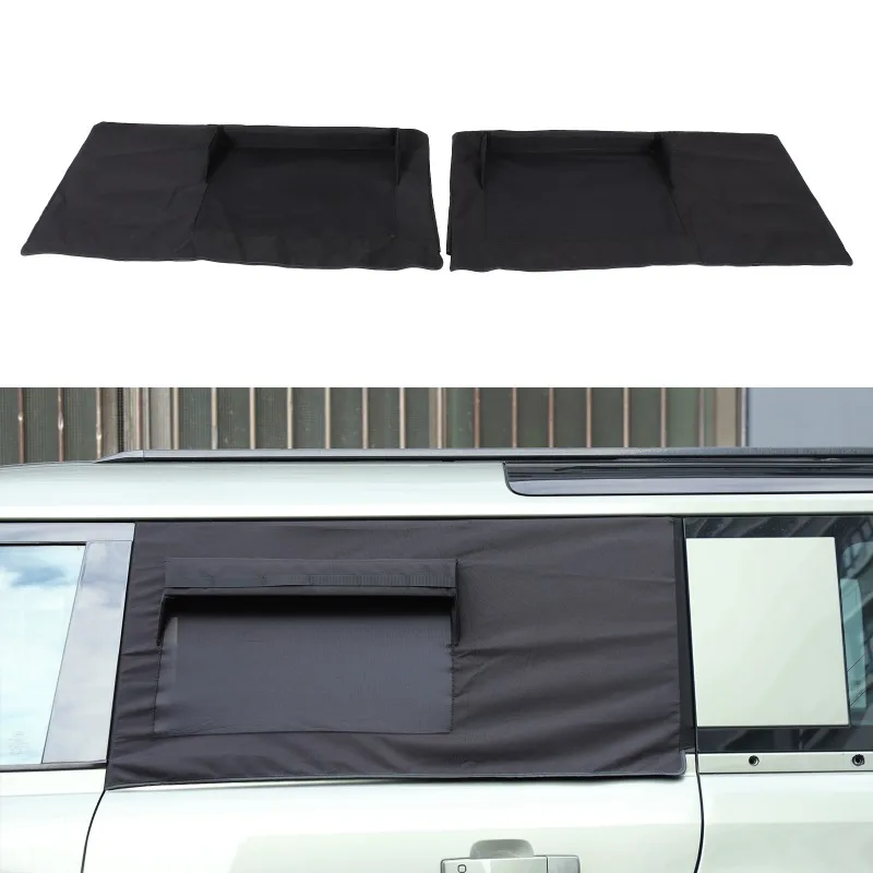 2pcs For 2020-2026+ Land Rover Defender Rear Door Window Protection covers insect screen sunshade Car Exterior Accessories
2pcs For 2020-2026+ Land Rover Defender Rear Door Window Protection covers insect screen sunshade Car Exterior Accessories