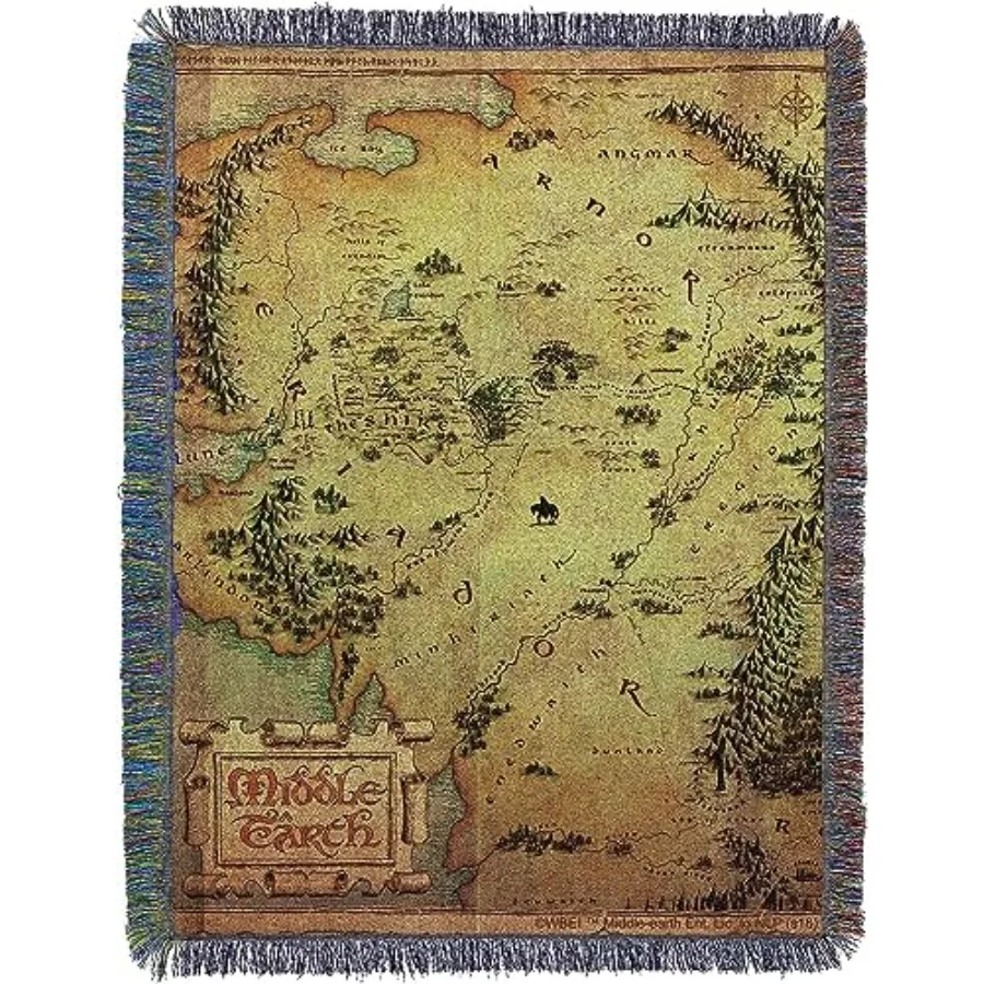 Lord Of The Rings - The Hobbit Woven Tapestry Throw Blanket 48" x 60
Lord Of The Rings - The Hobbit Woven Tapestry Throw Blanket 48" x 60