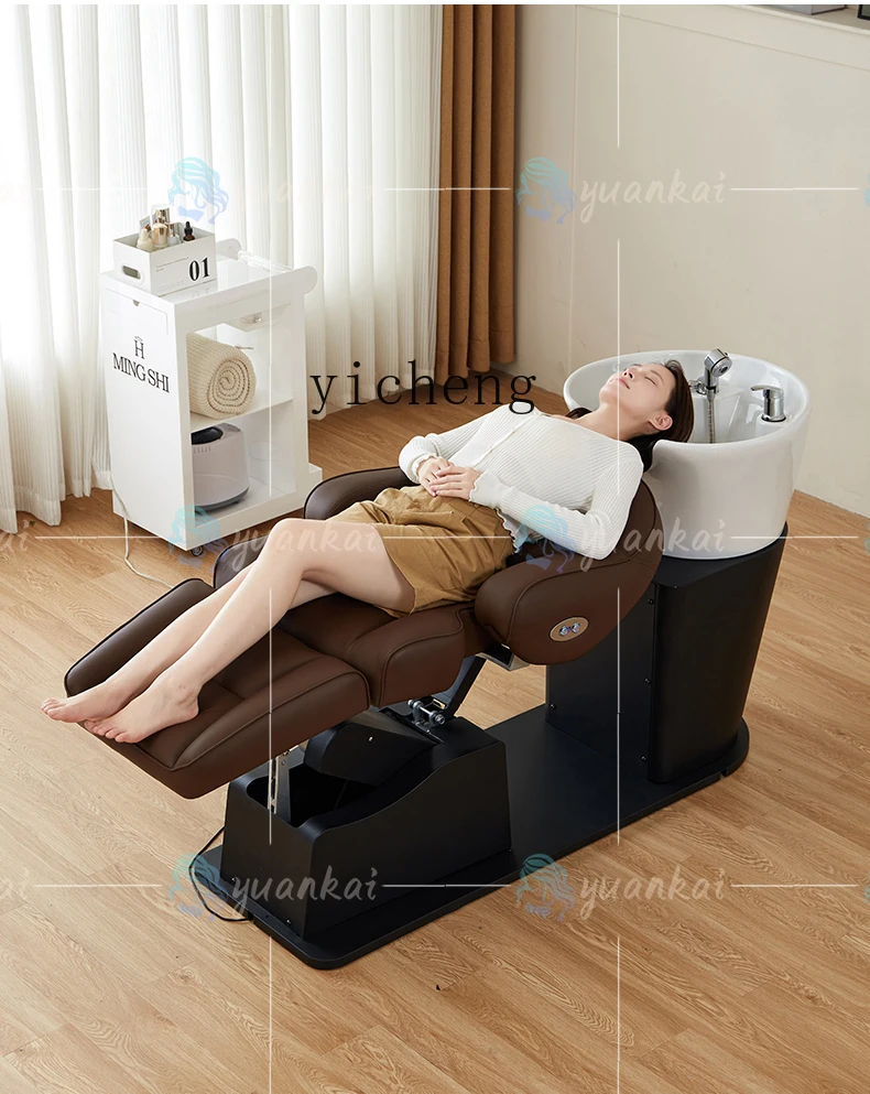 TWR Shampoo Bed for Hair Salon, Multi-Functional Semi-Reclining and Fully Reclining Wash Bed
TWR Shampoo Bed for Hair Salon, Multi-Functional Semi-Reclining and Fully Reclining Wash Bed
