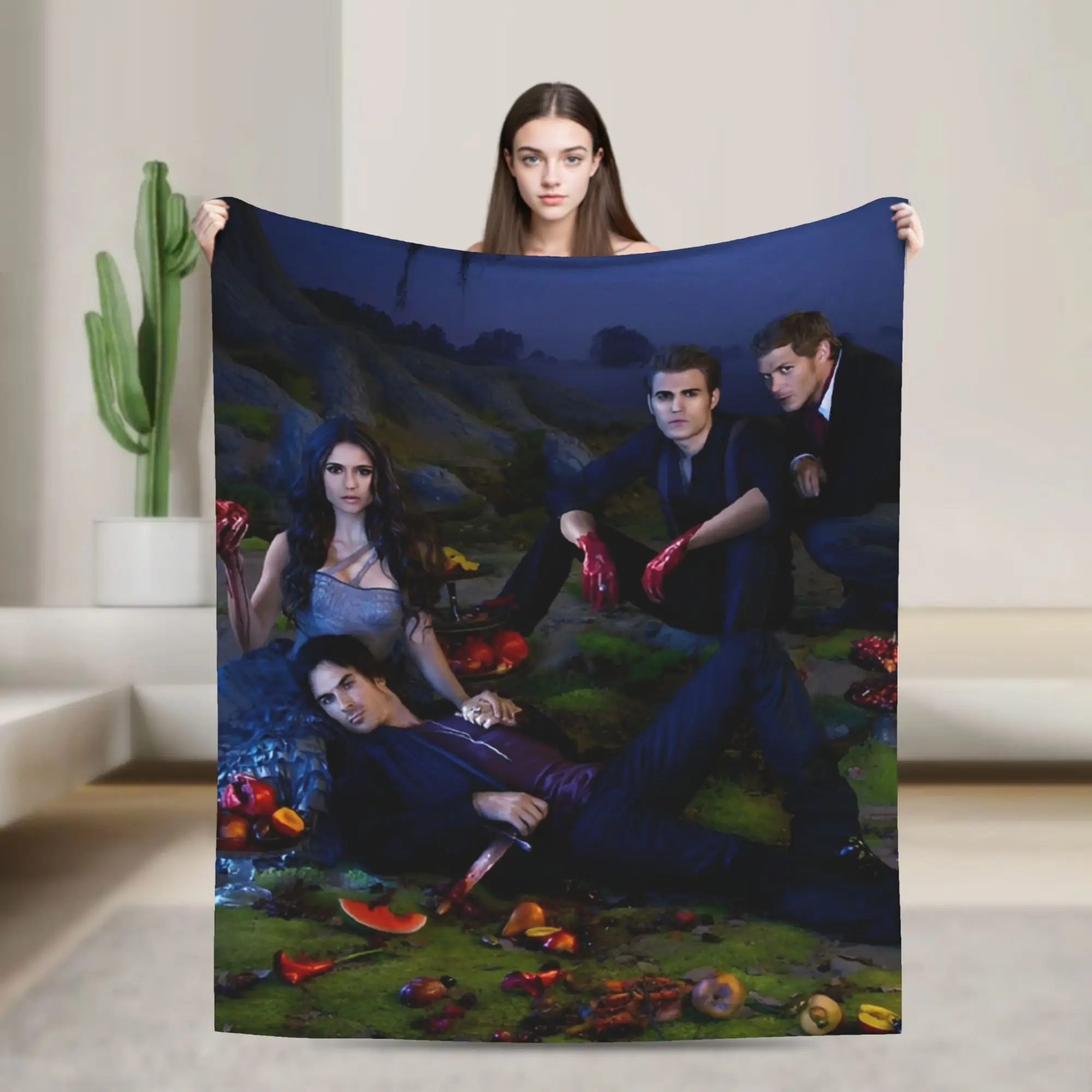 The Vampire Diaries Damon salvatore Blanket Quality Soft Warm Throw Blanket Winter Travel Office Couch Bed Pattern Bedspread
The Vampire Diaries Damon salvatore Blanket Quality Soft Warm Throw Blanket Winter Travel Office Couch Bed Pattern Bedspread