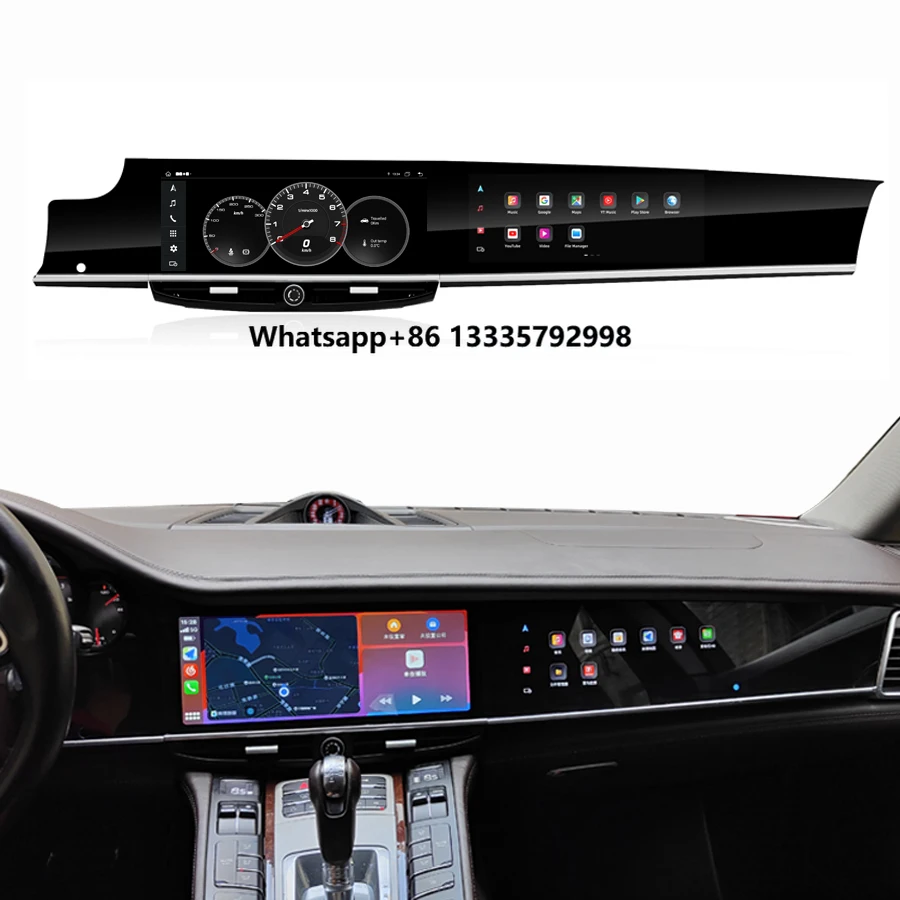 KANOR 12.3" Dual Screen Multimedia Carplay for Porsche Panamera 970 2010 2011 2012 2013 2014 2015 2016 Android GPS Navigation
KANOR 12.3" Dual Screen Multimedia Carplay for Porsche Panamera 970 2010 2011 2012 2013 2014 2015 2016 Android GPS Navigation