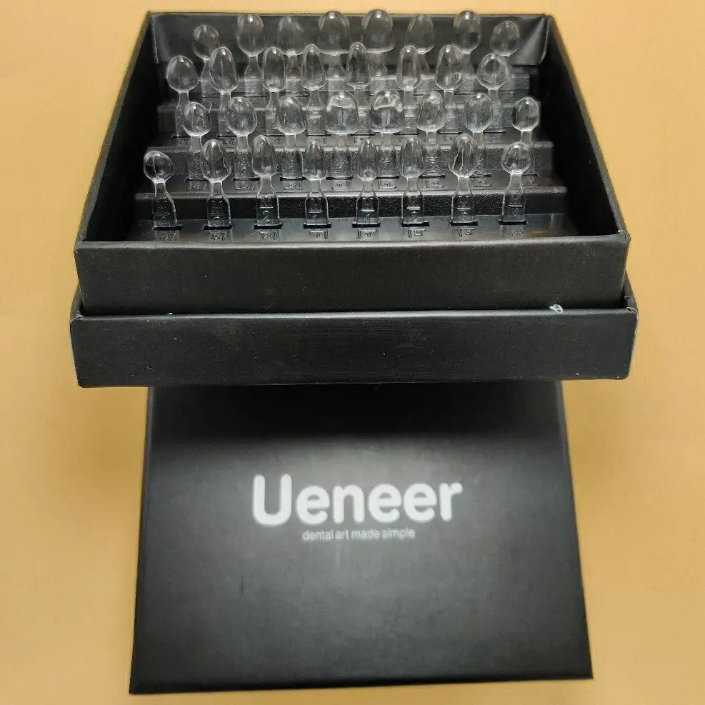 32pcs/Set Dental Veneer Mould Kit Composite Resin Mold Light Cure Autoclave Anterior Front Teeth Mould Teeth Whitening Tools
32pcs/Set Dental Veneer Mould Kit Composite Resin Mold Light Cure Autoclave Anterior Front Teeth Mould Teeth Whitening Tools