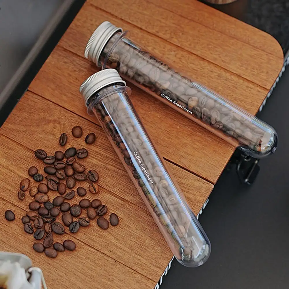 60ML Mini Coffee Bean Tube Storage Tube Transparent PET Espresso Coffee Bean Container Bottle Dosing Vial Vessel Cup Capsule Jar
60ML Mini Coffee Bean Tube Storage Tube Transparent PET Espresso Coffee Bean Container Bottle Dosing Vial Vessel Cup Capsule Jar