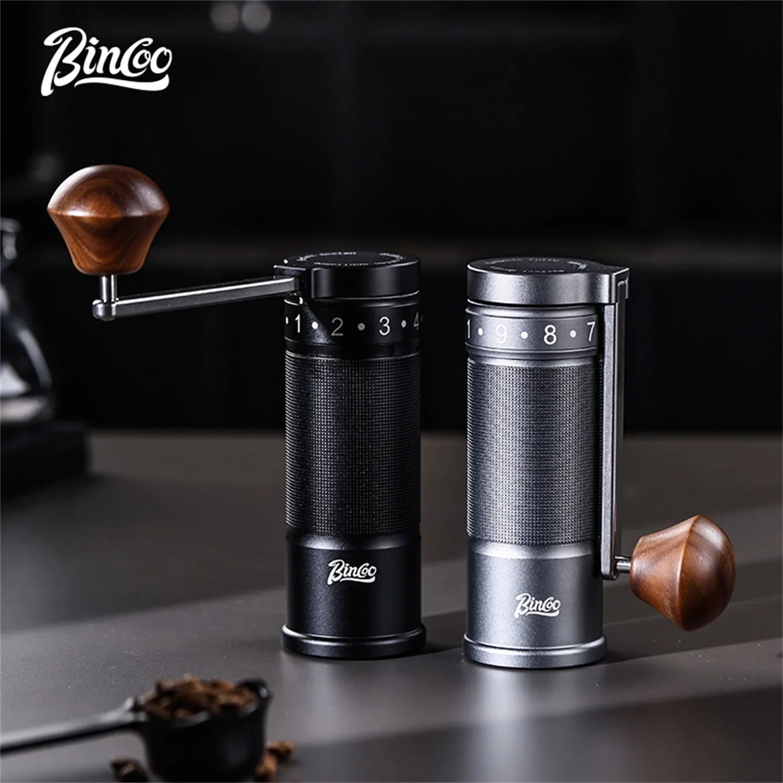 Ручная кофемолка Bincoo SM01, внешняя регулировка и складная ручка, лезвие для льда для точности
Ручная кофемолка Bincoo SM01, внешняя регулировка и складная ручка, лезвие для льда для точности