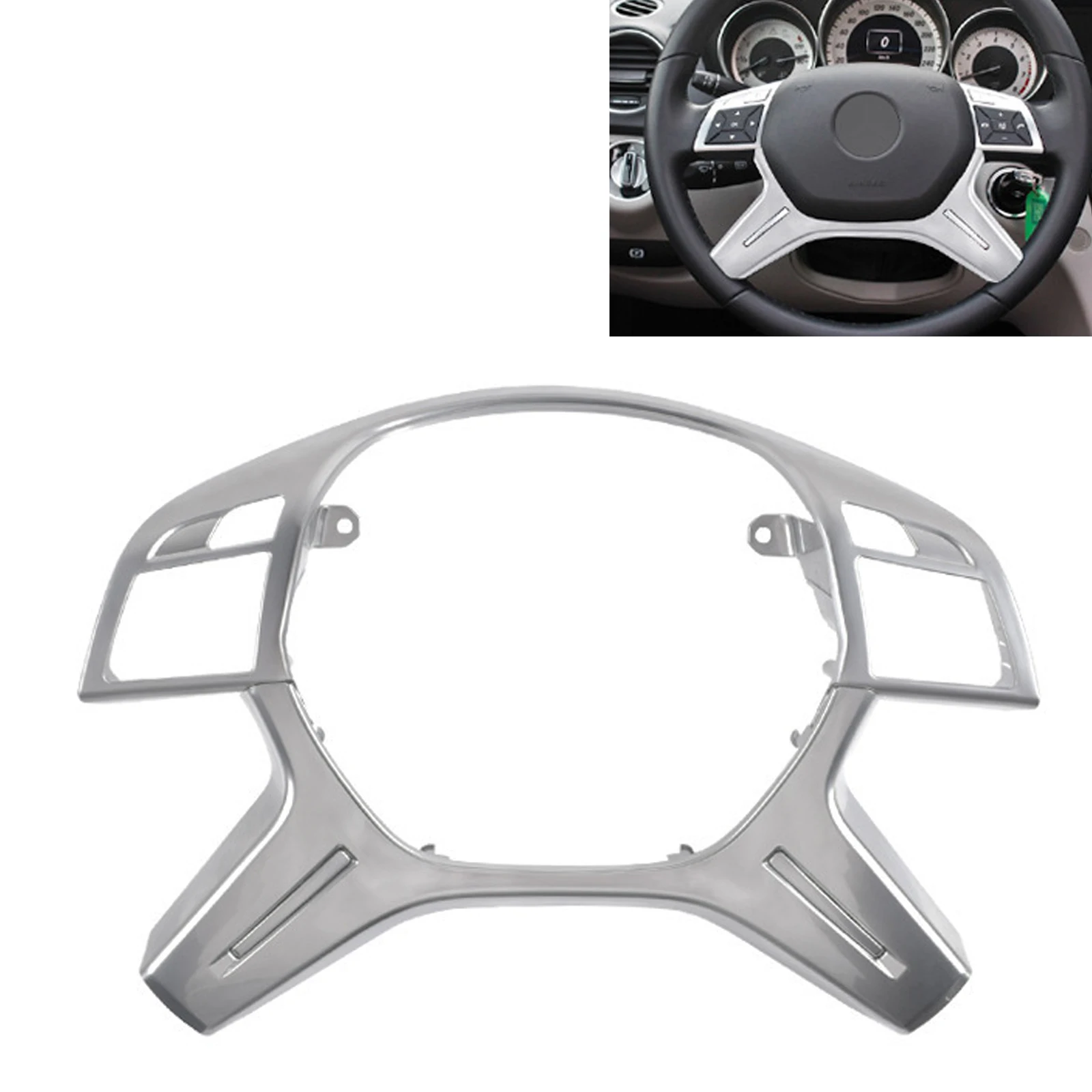 Steering Wheel Trim For Cover A0994640513 For Compatible with For MerFor Cedes For C E M GLS G For Class Models
Steering Wheel Trim For Cover A0994640513 For Compatible with For MerFor Cedes For C E M GLS G For Class Models