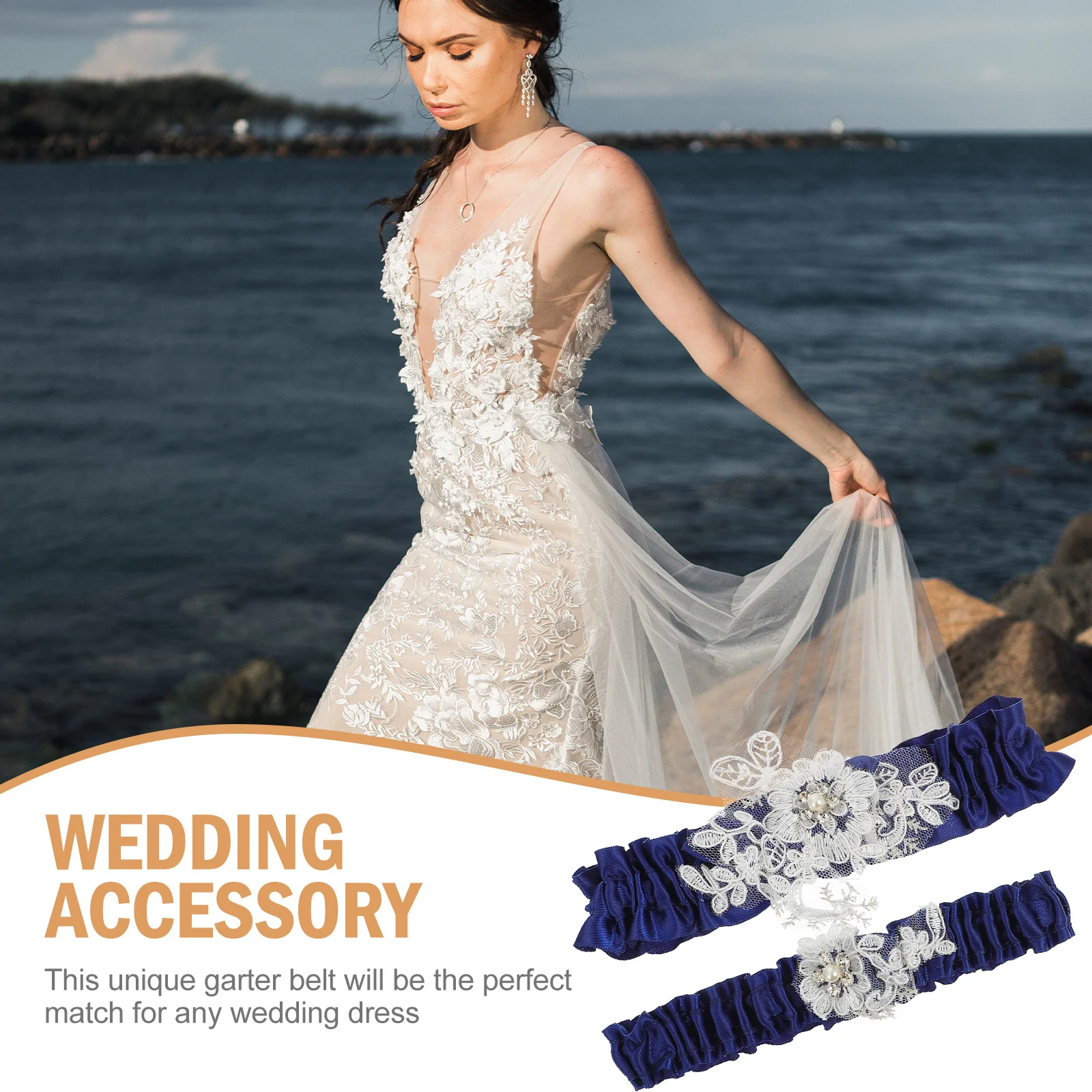 2Pcs Lace Thigh Ring Wedding Decor Garters Romantic Lace Wedding Accessories Party Prom Stage Performance
2Pcs Lace Thigh Ring Wedding Decor Garters Romantic Lace Wedding Accessories Party Prom Stage Performance