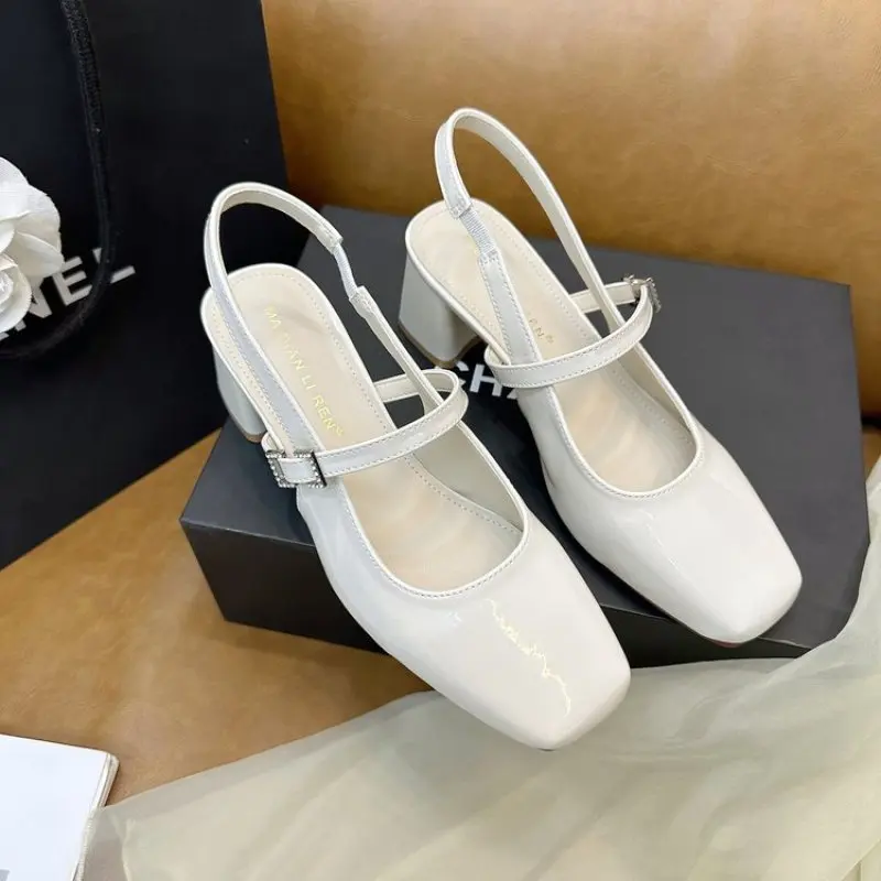 New 2024 Women's Low Heel Shoes Square Head Retro Fashion Shoes for Women Party All-match High Solid Color Sandals Shoes Casual
New 2024 Women's Low Heel Shoes Square Head Retro Fashion Shoes for Women Party All-match High Solid Color Sandals Shoes Casual