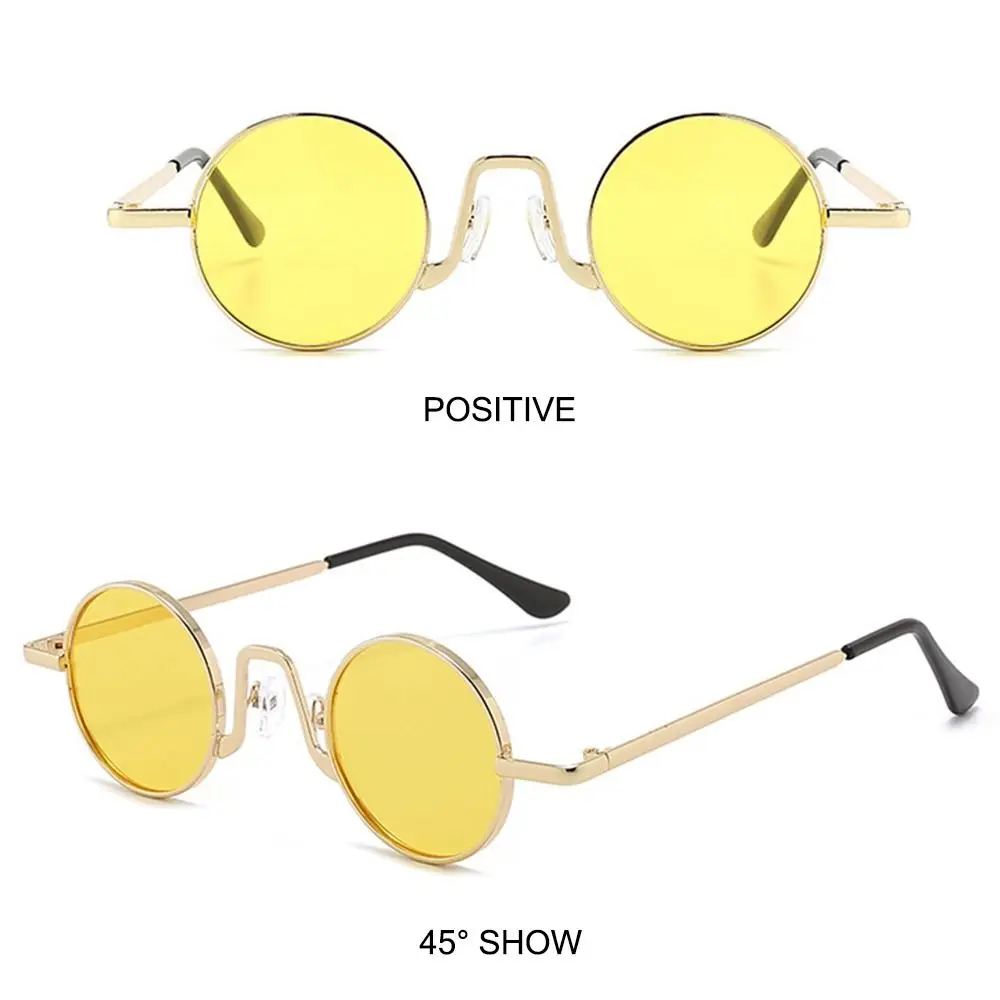 Trendy UV400 Protection Small Round Sunglasses Punk Colorful Hippie Sun Glasses Circle Shades for Women & Men
Trendy UV400 Protection Small Round Sunglasses Punk Colorful Hippie Sun Glasses Circle Shades for Women & Men