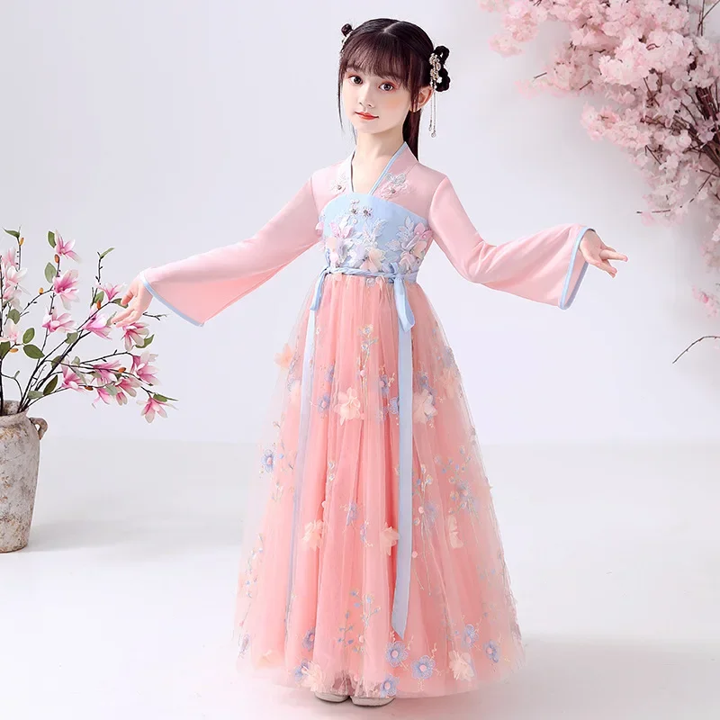 Traditional Chinese Girls Fairy Costume New Year Outfit for Girl Hanfu Dress Children Chinese Style Tang Photography Cosplay
Traditional Chinese Girls Fairy Costume New Year Outfit for Girl Hanfu Dress Children Chinese Style Tang Photography Cosplay