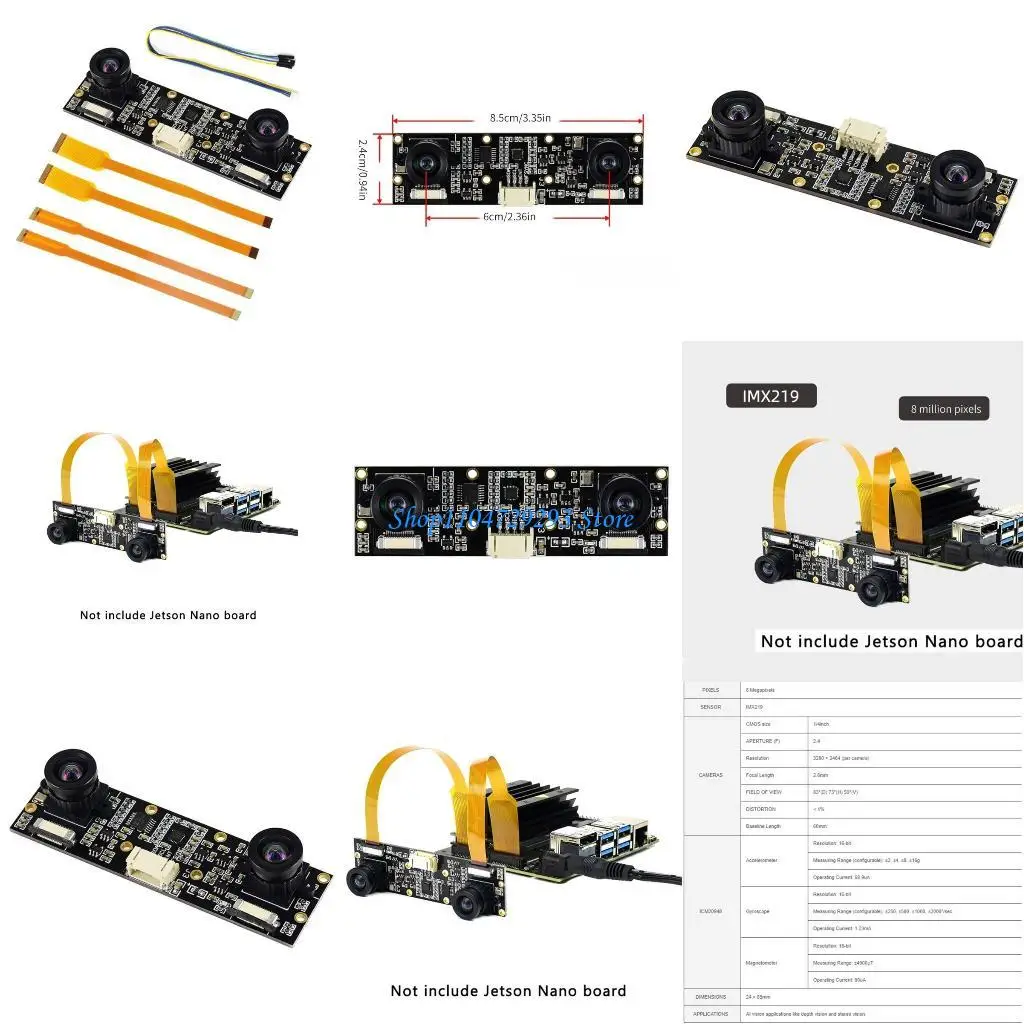 Y2GD Cutting Edges IMX219 Бинокулярная камера улучшает зрение за счет измерения глубины Стерео камеры глубины обзора Модули
Y2GD Cutting Edges IMX219 Бинокулярная камера улучшает зрение за счет измерения глубины Стерео камеры глубины обзора Модули