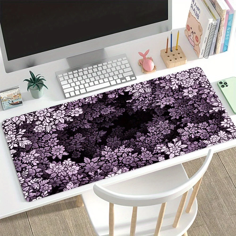 Large Gaming Mouse Pad Purple Flowers Design Art E-Sports Desk Mat Keyboard Pad Computer Mouse Mat Home Office Rubber Non-Slip
Large Gaming Mouse Pad Purple Flowers Design Art E-Sports Desk Mat Keyboard Pad Computer Mouse Mat Home Office Rubber Non-Slip