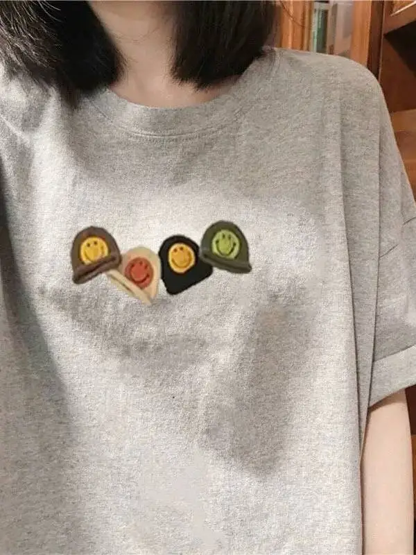 Unisex Summer Short Sleeve T-Shirt Outlet Store Tailored Goods Trendy Brand Loose Fit round Neck Casual Top for Youth
Unisex Summer Short Sleeve T-Shirt Outlet Store Tailored Goods Trendy Brand Loose Fit round Neck Casual Top for Youth