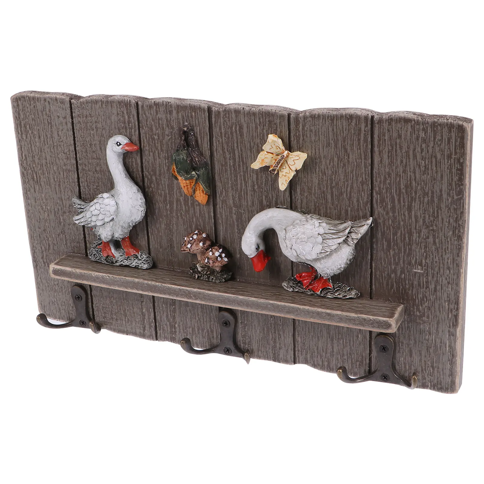 Solid Wood Hooks Rustic Style Goose Design Key Storage Wall Hook Home Decor Long Lasting Bathroom Kitchen Living Room
Solid Wood Hooks Rustic Style Goose Design Key Storage Wall Hook Home Decor Long Lasting Bathroom Kitchen Living Room